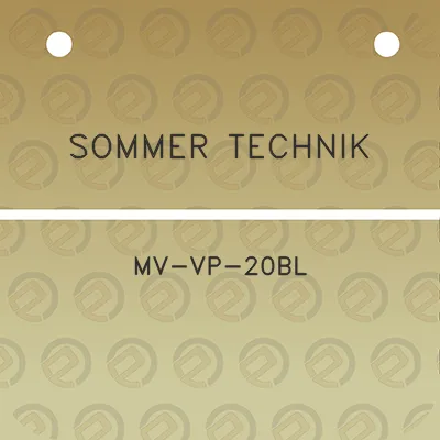 sommer-technik-mv-vp-20bl