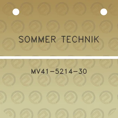 sommer-technik-mv41-5214-30