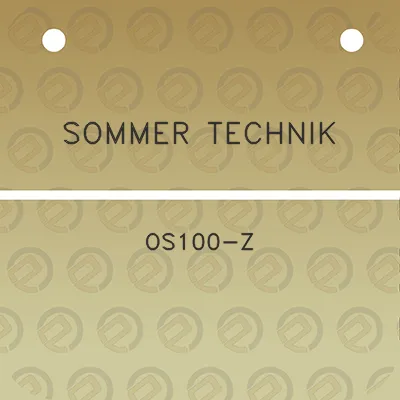 sommer-technik-os100-z