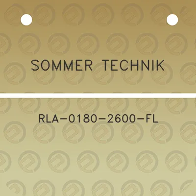 sommer-technik-rla-0180-2600-fl