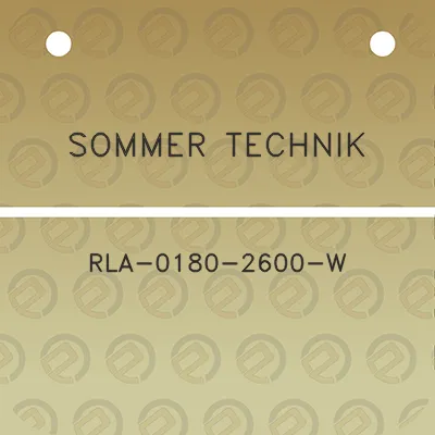 sommer-technik-rla-0180-2600-w