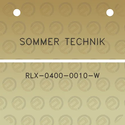 sommer-technik-rlx-0400-0010-w