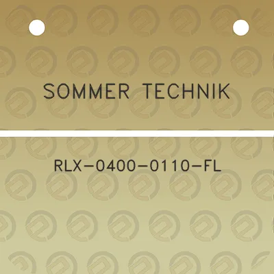 sommer-technik-rlx-0400-0110-fl