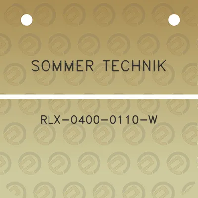 sommer-technik-rlx-0400-0110-w