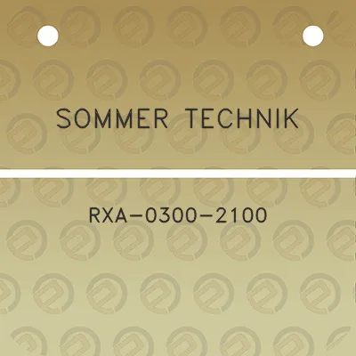 sommer-technik-rxa-0300-2100