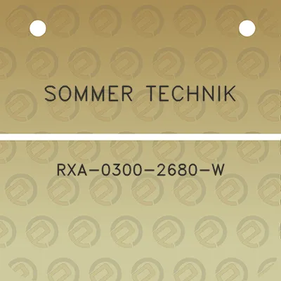 sommer-technik-rxa-0300-2680-w