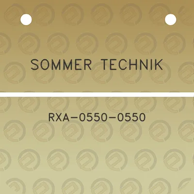 sommer-technik-rxa-0550-0550