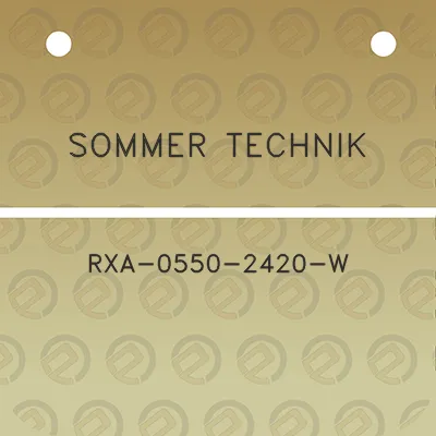 sommer-technik-rxa-0550-2420-w