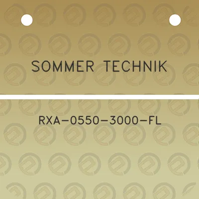 sommer-technik-rxa-0550-3000-fl