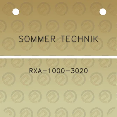 sommer-technik-rxa-1000-3020