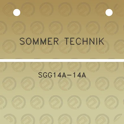 sommer-technik-sgg14a-14a