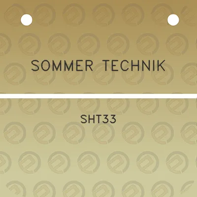 sommer-technik-sht33