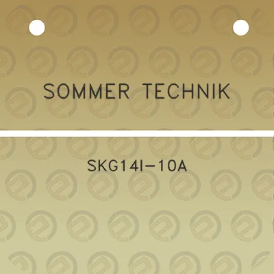 sommer-technik-skg14i-10a