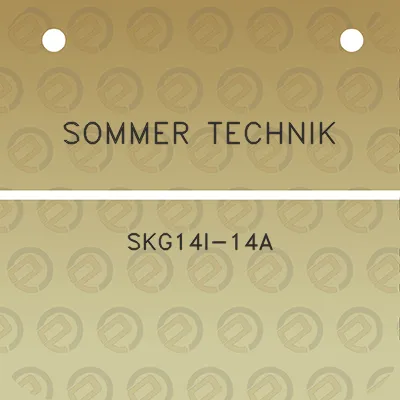 sommer-technik-skg14i-14a