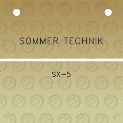 sommer-technik-sx-5