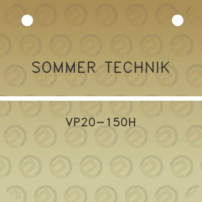 sommer-technik-vp20-150h