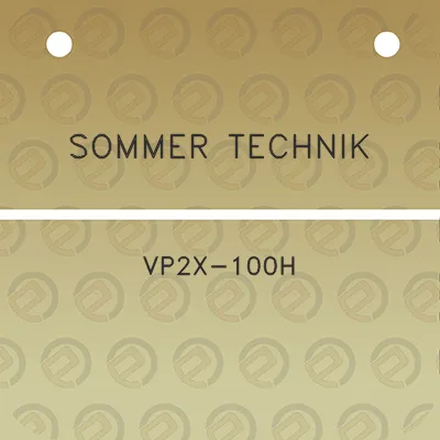 sommer-technik-vp2x-100h