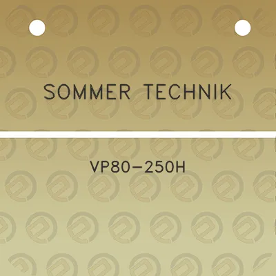 sommer-technik-vp80-250h