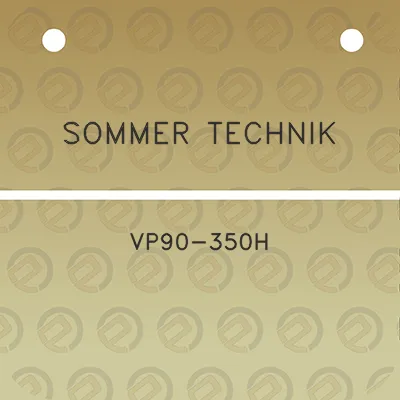 sommer-technik-vp90-350h