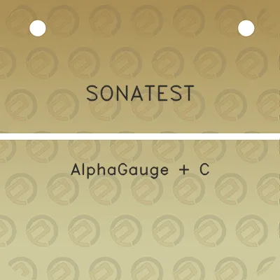 sonatest-alphagauge-c