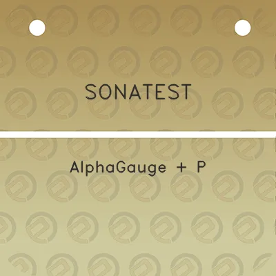 sonatest-alphagauge-p