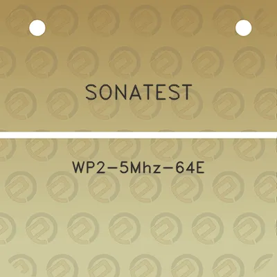 sonatest-wp2-5mhz-64e