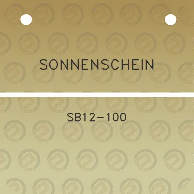 sonnenschein-sb12-100