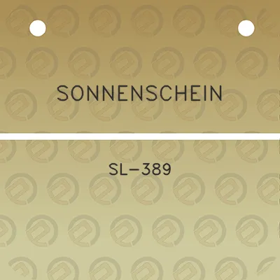 sonnenschein-sl-389