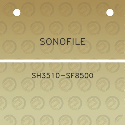 sonofile-sh3510-sf8500