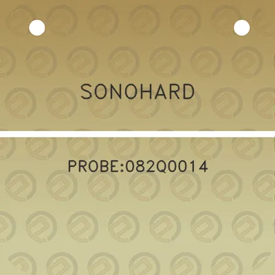 sonohard-probe082q0014