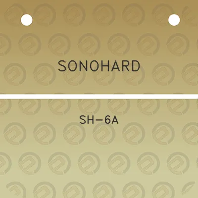 sonohard-sh-6a