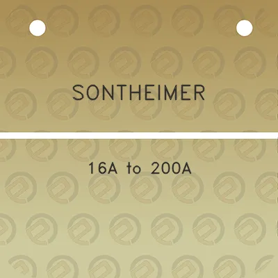 sontheimer-16a-to-200a