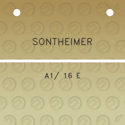 sontheimer-a1-16-e