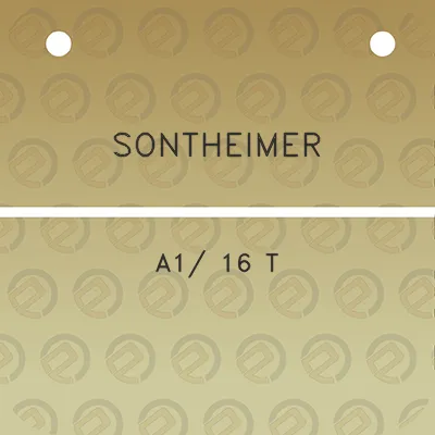 sontheimer-a1-16-t