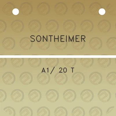 sontheimer-a1-20-t