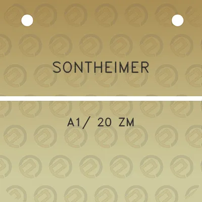 sontheimer-a1-20-zm