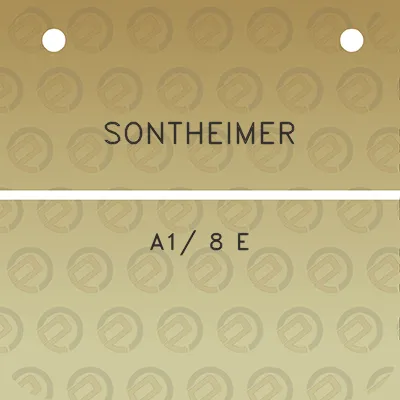 sontheimer-a1-8-e