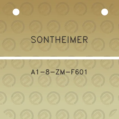 sontheimer-a1-8-zm-f601