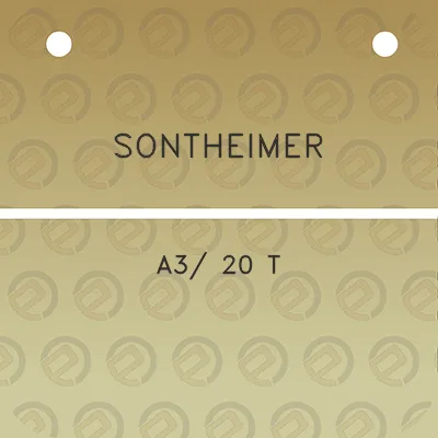 sontheimer-a3-20-t