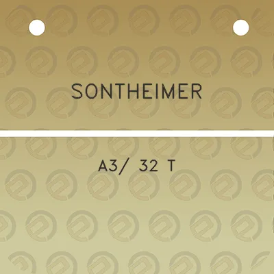 sontheimer-a3-32-t