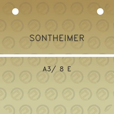 sontheimer-a3-8-e