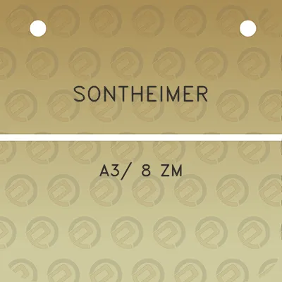 sontheimer-a3-8-zm