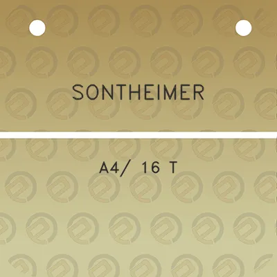 sontheimer-a4-16-t