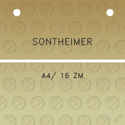 sontheimer-a4-16-zm