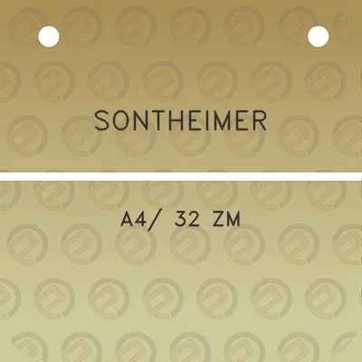 sontheimer-a4-32-zm