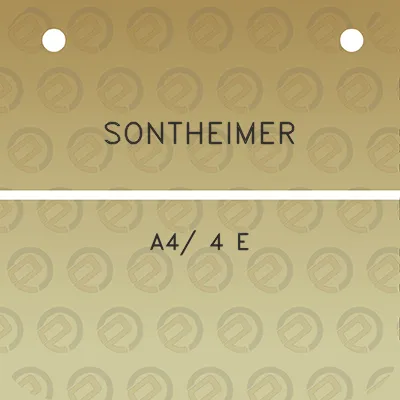 sontheimer-a4-4-e