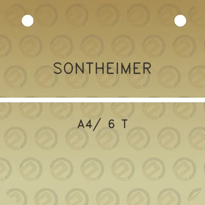 sontheimer-a4-6-t