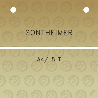 sontheimer-a4-8-t