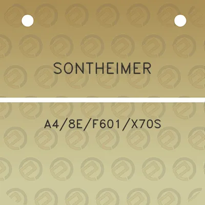 sontheimer-a48ef601x70s