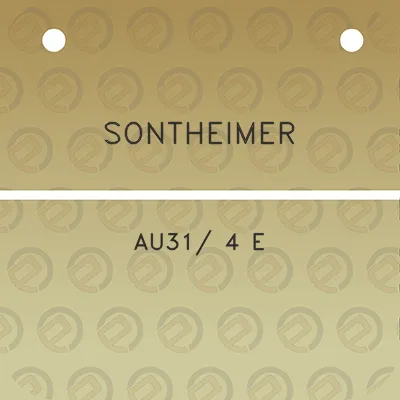 sontheimer-au31-4-e